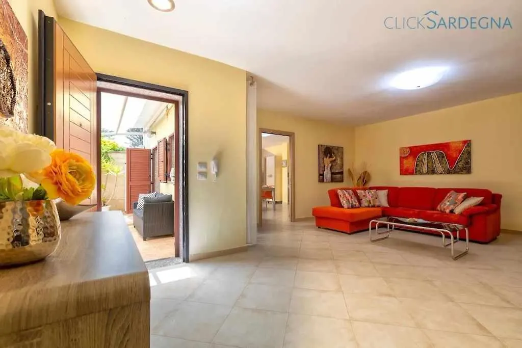 Alghero Villa Maestrale Con Veranda Coperta Giardino 4 Camere 3 Bagni