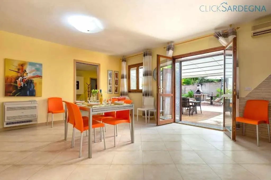 Alghero Villa Maestrale Con Veranda Coperta Giardino 4 Camere 3 Bagni